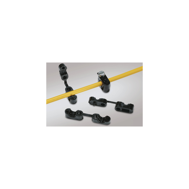 HellermannTyton Zugentlastungsschelle KK2-N66-BK