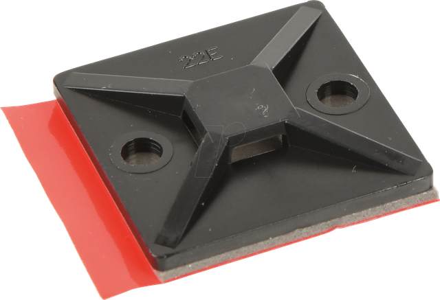 HellermannTyton Klebesockel 28x28mm sw MB4APT-A-PA66-BK