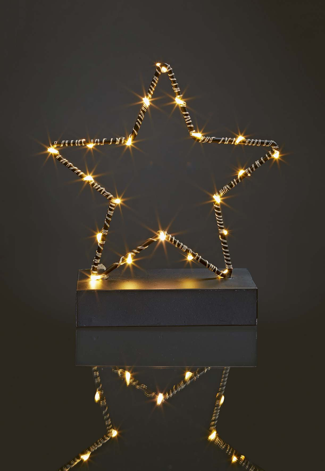 Hellum LED-Lichterkette 40-tlg.ww, m.Timer 522525