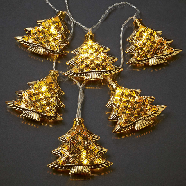 Hellum LED-Lichterkette Metallbälle go 522433