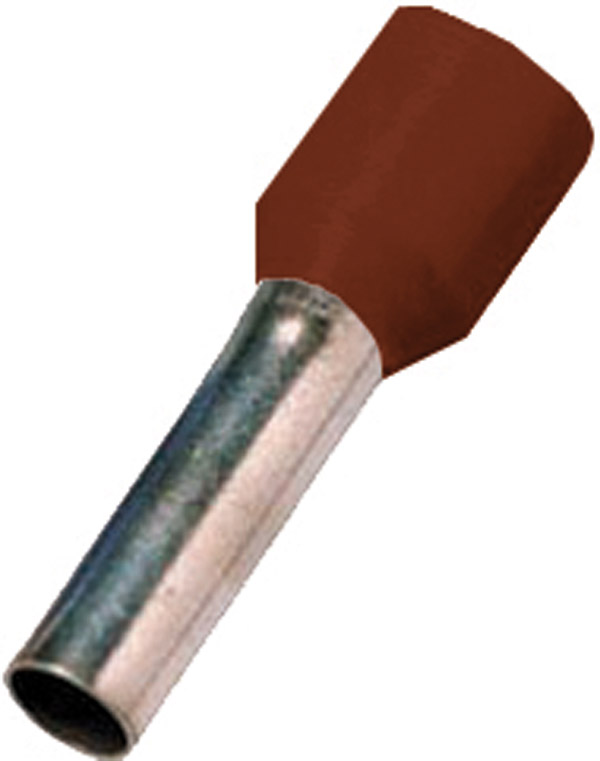 Intercable Tools Aderendhülse 0,14qmm braun ICIAE0146BR