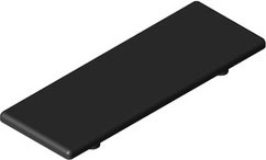Item Winkel-Abdeckkappe 80x80 schwarz 0.0.411.25