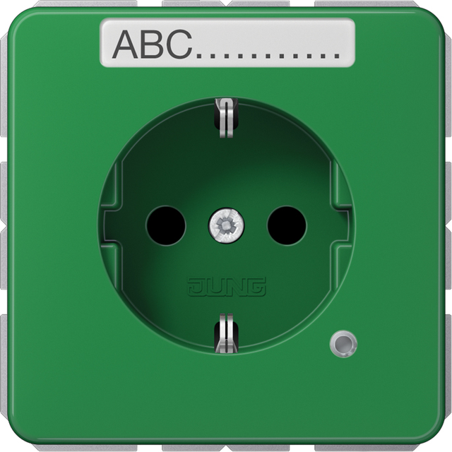 Jung SCHUKO-Steckdose 16 A 250V m.Berührungsschutz CD 1520 BFNAKO GN