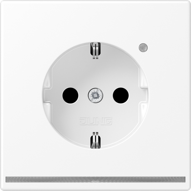 Jung SCHUKO Steckdose mit LED-Licht LS 1520-O WWM LNW