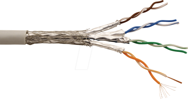 ROLINE 21150882 - Cat.6a Netzwerkkabel, S/FTP, grau, 300 m