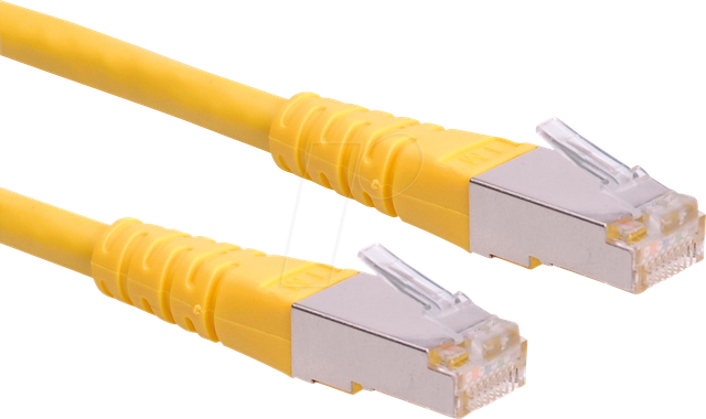 ROLINE 21151332 - Patchkabel Cat.6 S/FTP PIMF gelb 1 m