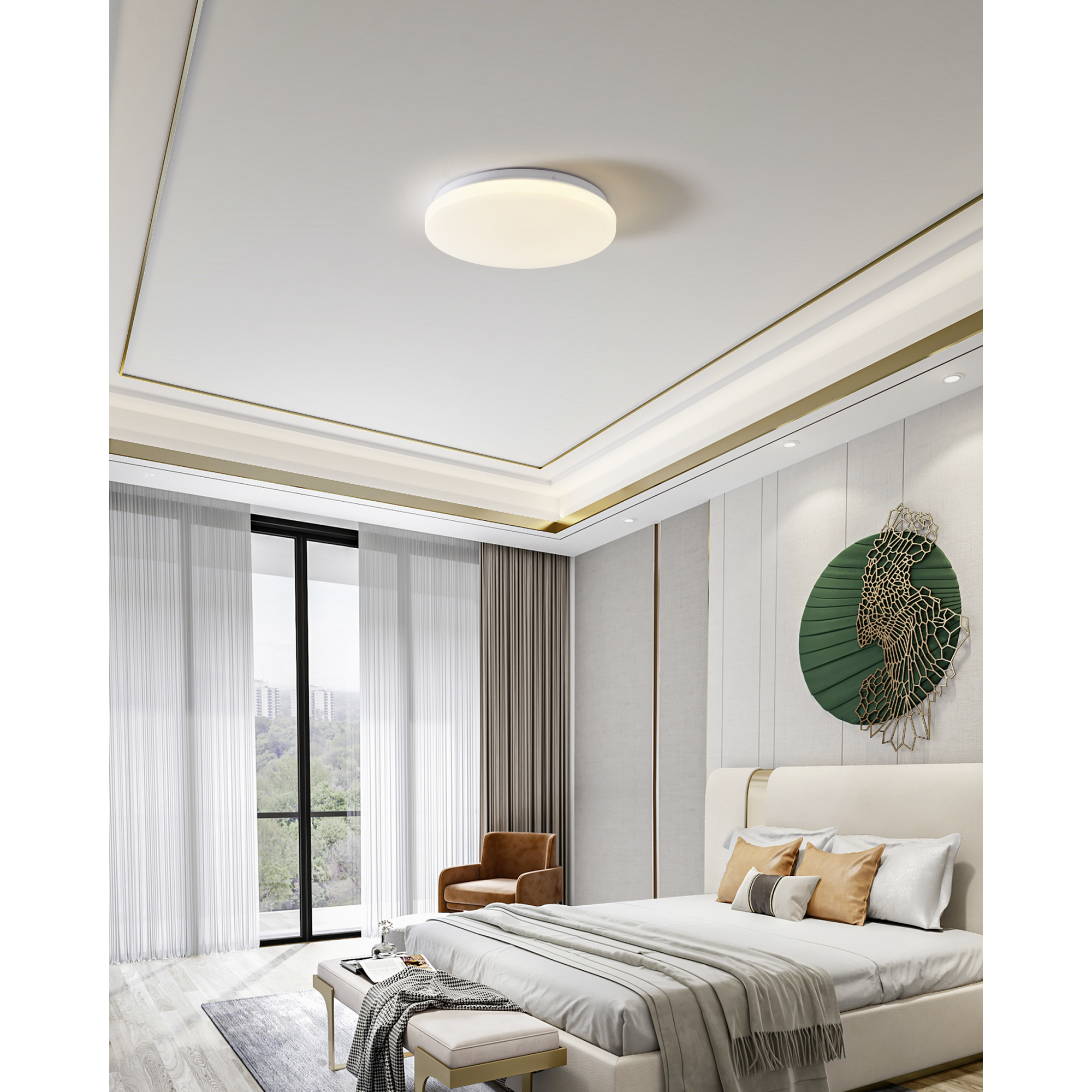 EGLO LED-Deckenleuchte 'Frania-Z' 15 W lm RGB warmweiß bis kaltweiß, RGB Ø 31 cm Bild 2