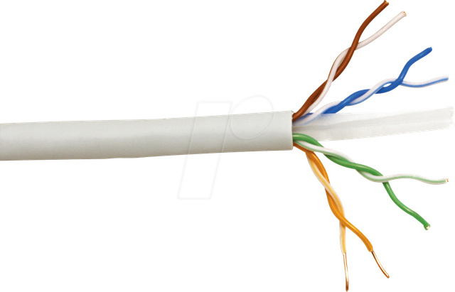 ROLINE 21151789 - Cat.6 Netzwerkkabel, UTP, grau, 300 m