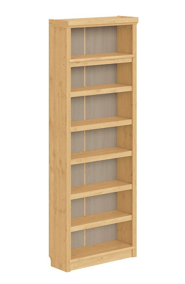 OTTO home Bibliothek Soeren 2 Regale á Breite 80 cm, Höhe 220 cm, Tiefe 29 cm, Set 2-tlg., 2 Bücherregale - zusammen oder getrennt stellbar