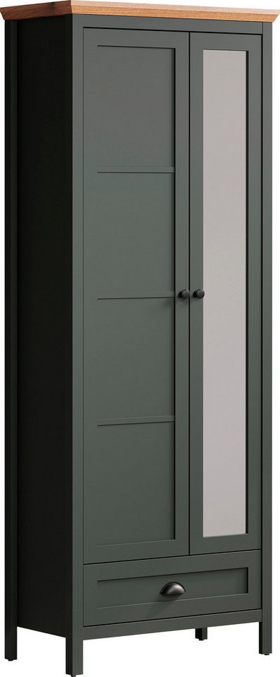 Home affaire Garderobenschrank Vienna (1-St) Garderobenschrank, 2 Türen, 1 Schubkasten & Vollauszug 77/39/198 cm Bild 3