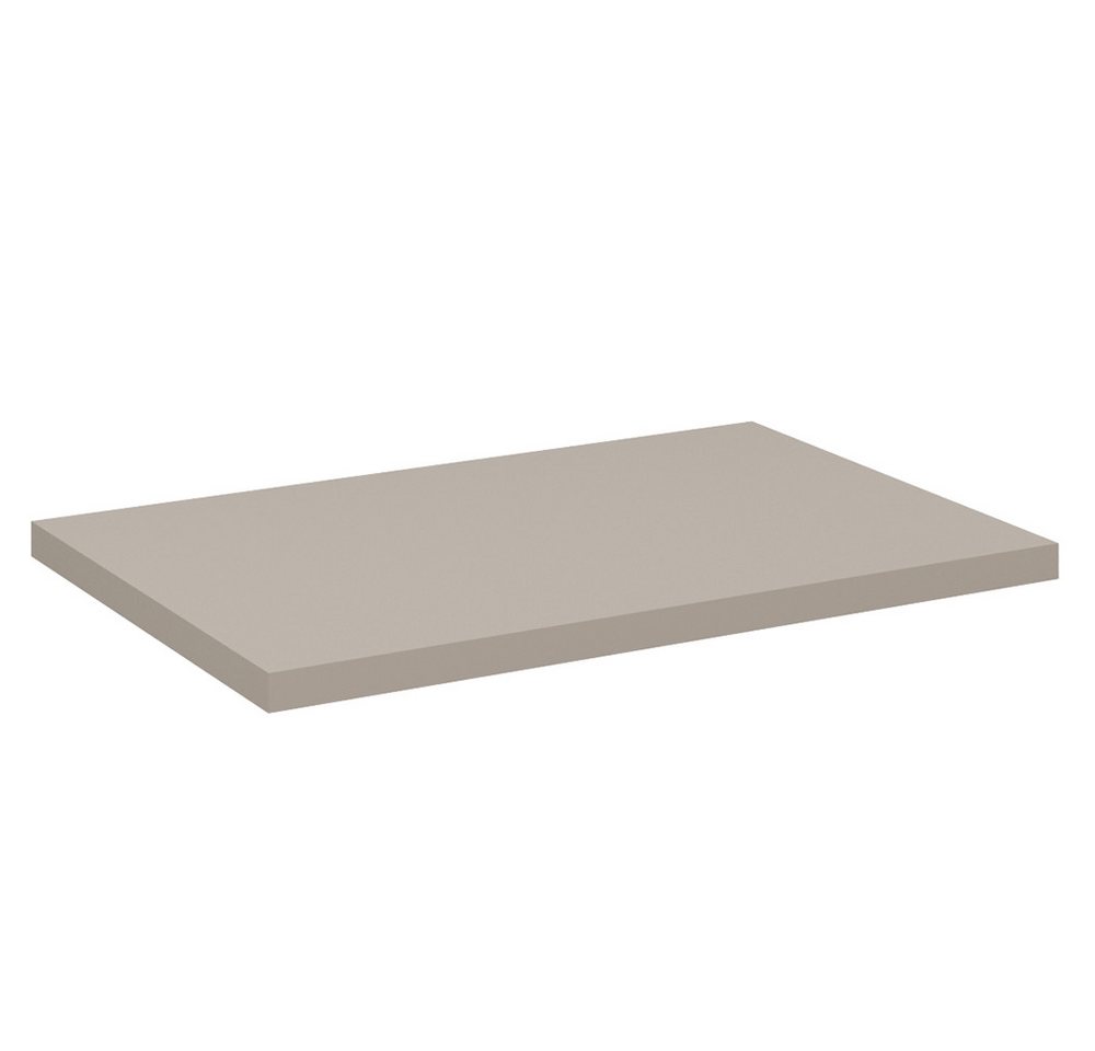 Lomadox Waschtischplatte NEWPORT-56-CASHMERE, in kaschmir, 50cm