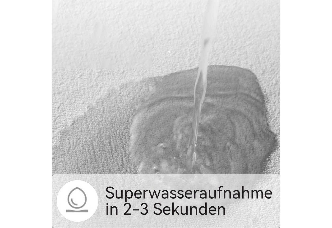 Diwzbyn Badematte Badematte aus Memory-Schaum, rutschfest, saugstark,Blättermotiv, Höhe 40 mm