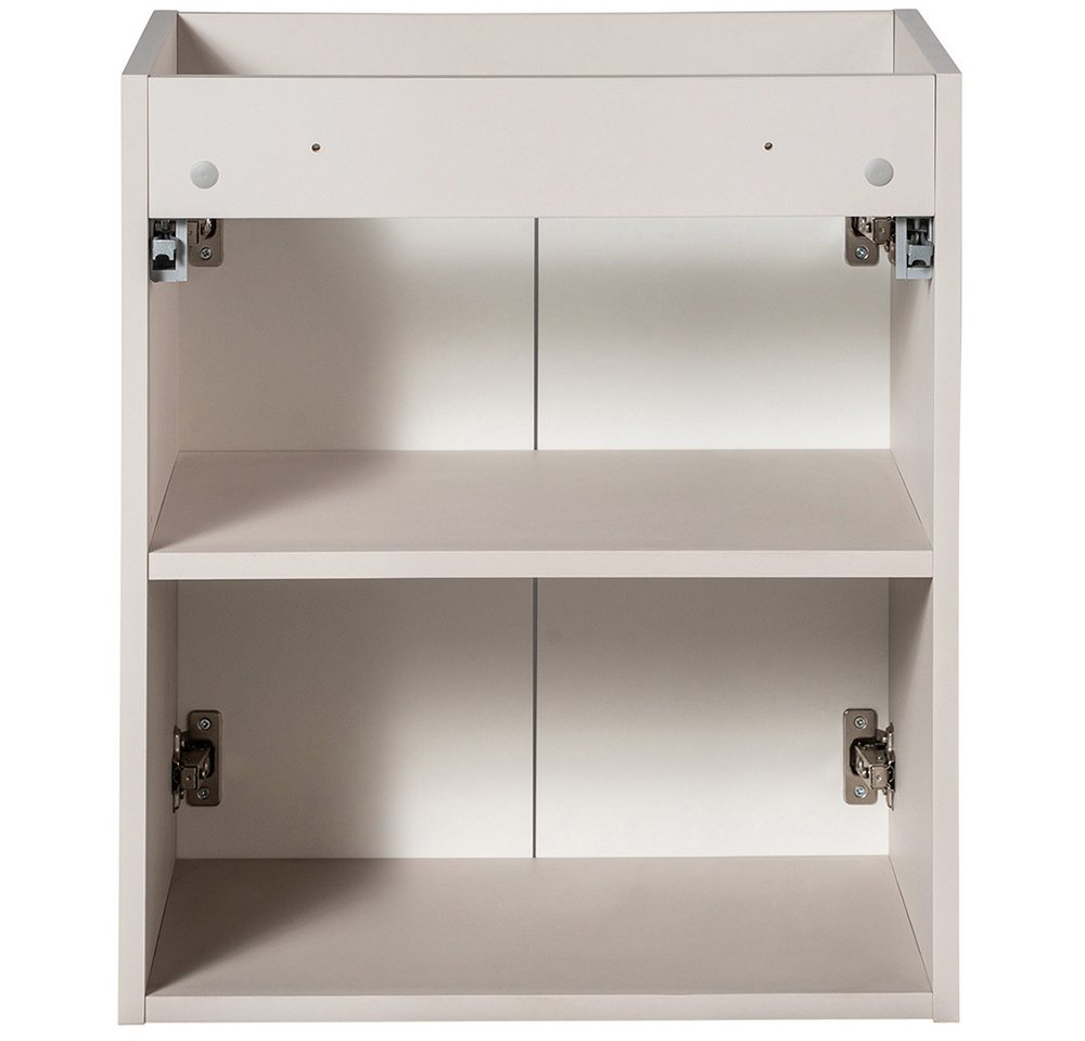 Lomadox Unterschrank NEWPORT-56-CASHMERE Waschtischunterschrank, kaschmir mit gerillter Front, ca. 50/57/39cm Bild 5
