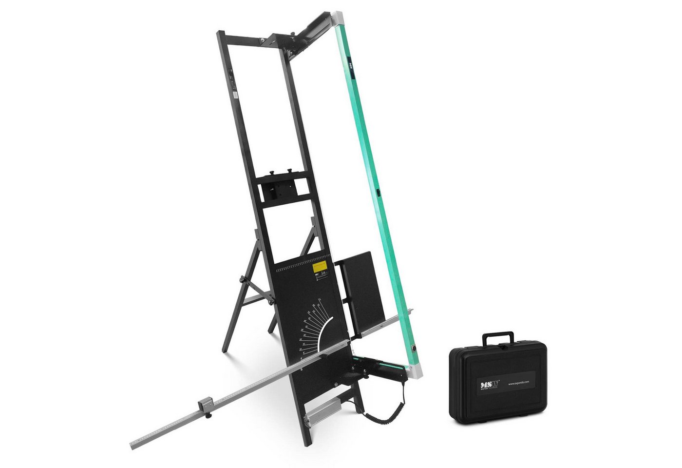 MSW Heißdrahtschneider Styroporschneider 1350 mm mit Fuß Gerüsthalterung & Handschneider, 230 V in V, 250 in W Bild 5