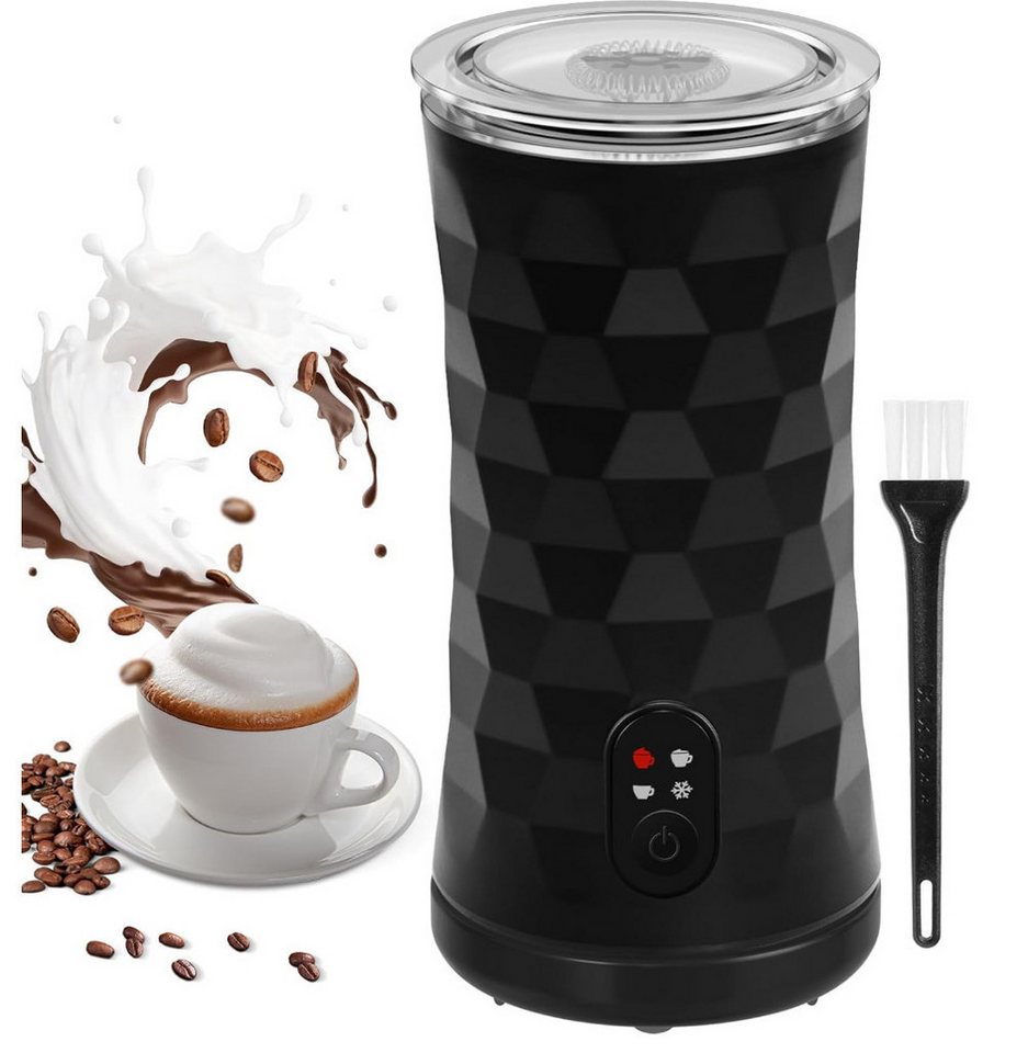 TSE Milchaufschäumer MF1201B Milchaufschäumer 400 W 240 ml 4in1 heiß & kalt LED Auto-Stopp Bild 4
