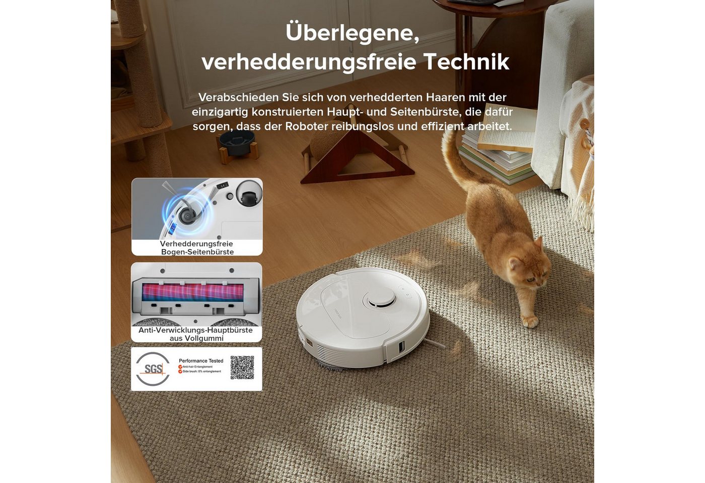 Roborock Saugroboter QV35A (Upgrade von Qrevo/Qrevo S), 60 W