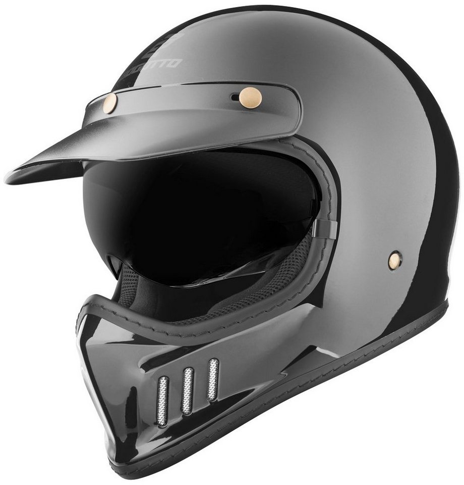 Bogotto Motocrosshelm FF980 Helm, Herausnehmbares Innenfutter,integriertes Sonnenvisier Bild 4