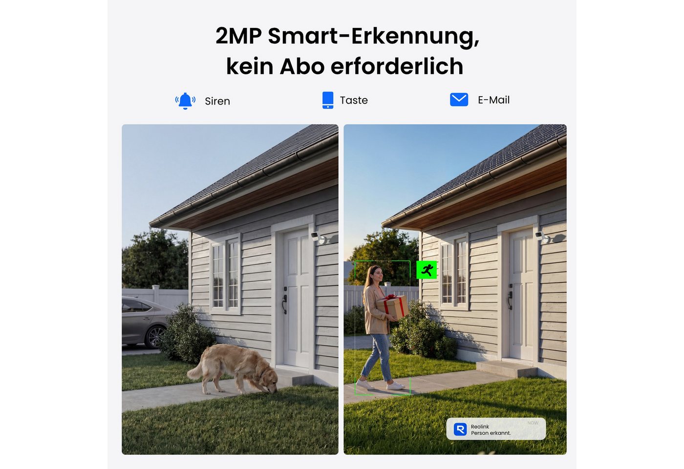 Reolink Überwachungskamera Argus MagiCam 2MP Akkukamera IP67 (AuBenbereich, Innenbereich, 1-tlg., Magnetische Befestigung, 2,4/5 GHz Dualband-WLAN, ohne Abonnement) Bild 3