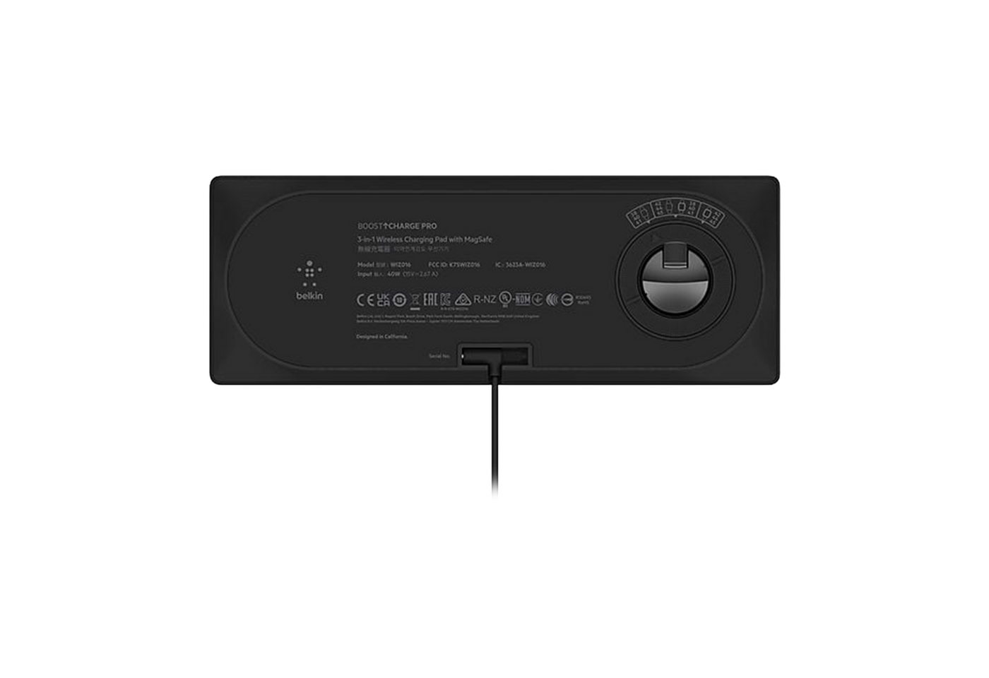 Belkin 3-in-1 Wireless Charger BOOST CHARGE PRO für iPhone Watch Universal-Ladegerät Bild 2