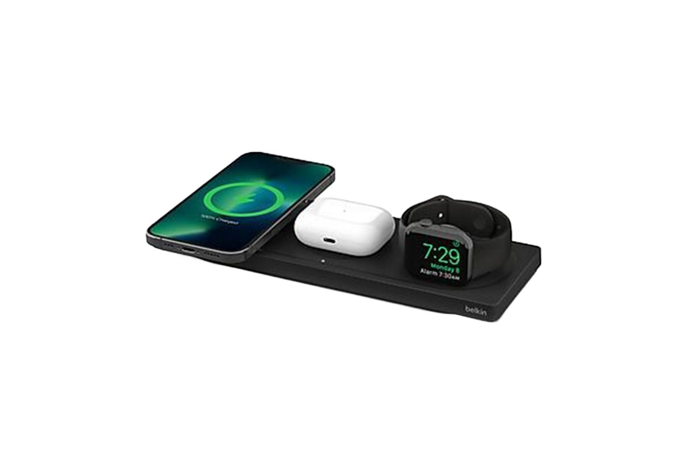 Belkin 3-in-1 Wireless Charger BOOST CHARGE PRO für iPhone Watch Universal-Ladegerät Bild 4