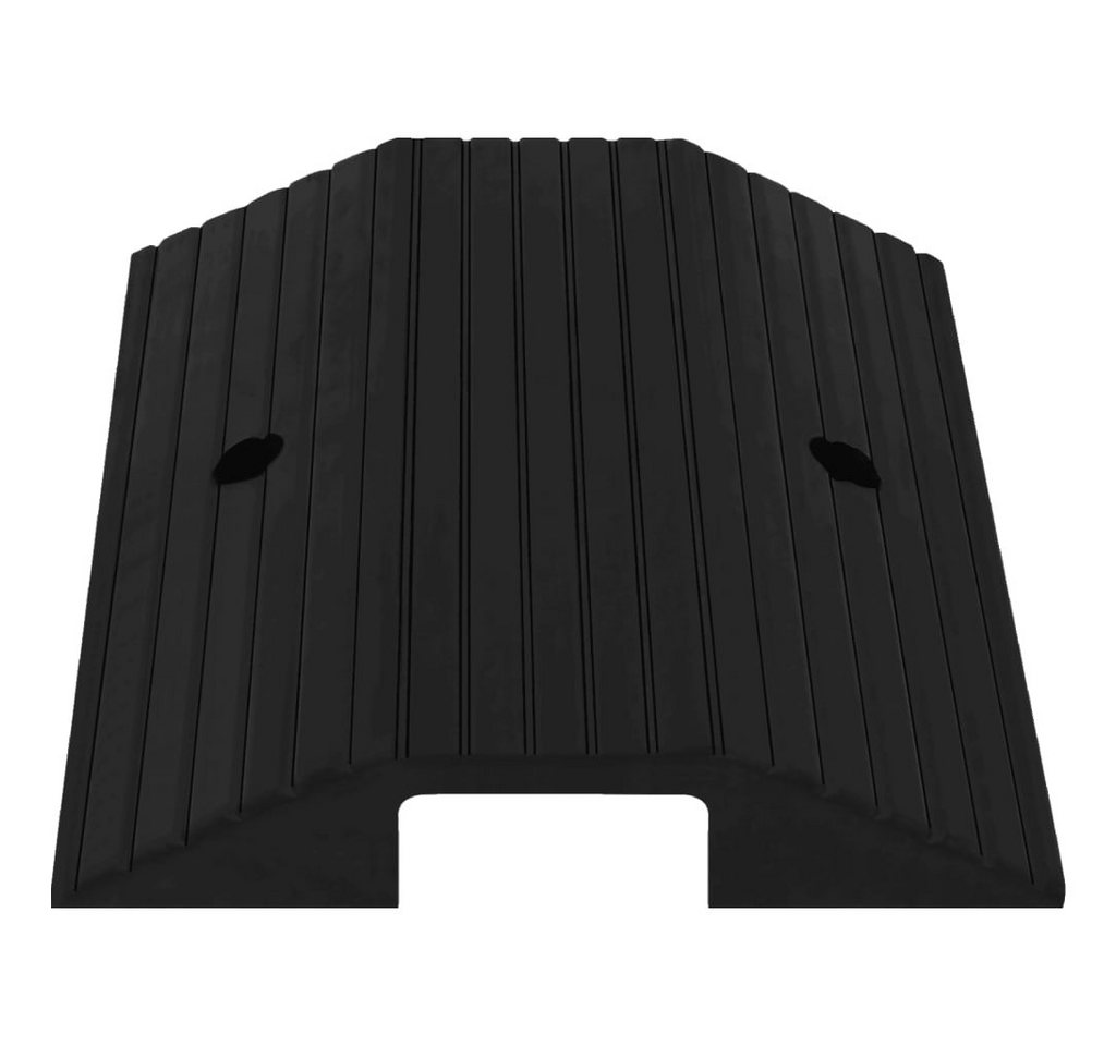 vidaXL Auffahrrampe, Brückenschwellenrampe 49x40x8 cm Gummi Bild 2