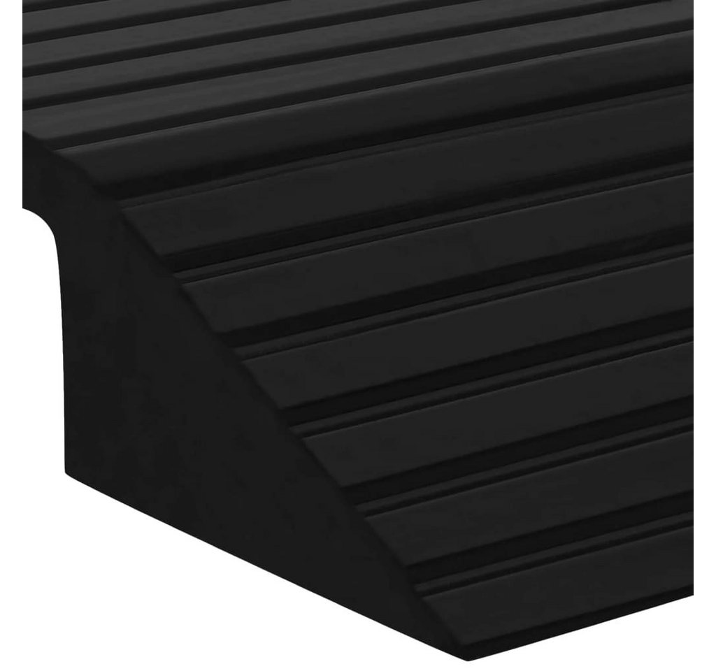 vidaXL Auffahrrampe, Brückenschwellenrampe 49x40x8 cm Gummi Bild 5