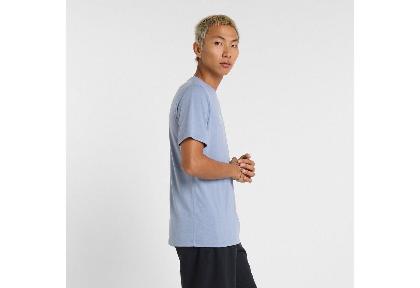 New Balance Laufshirt Heathertech Athletic Gear T-Shirt für Laufen und Fitness, in den Größen S bis XXL erhältlich Bild 3