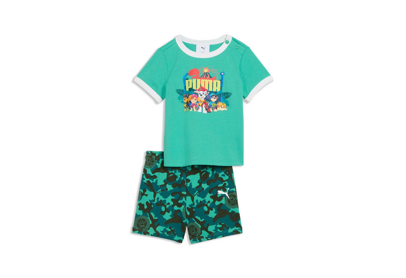 PUMA Trainingsanzug X PAW PATROL MINICATS TEE AND SHORTS SET INF (2-tlg), zweiteiliges Set, Regular Fit, ohne Kapuze Bild 2