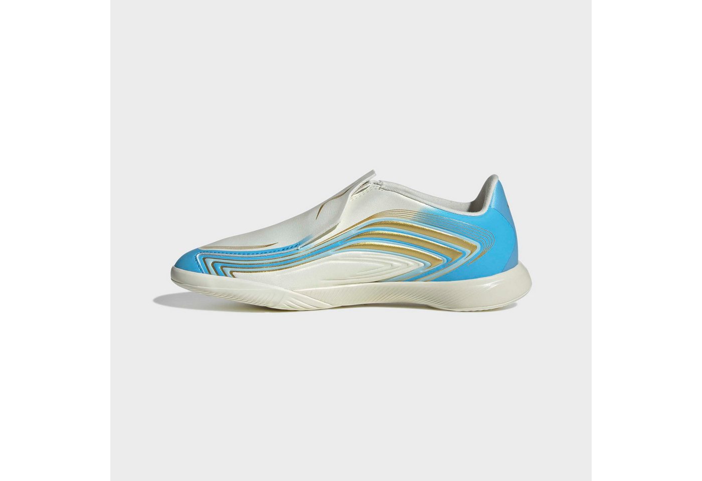 adidas Performance F50 MESSI LEAGUE KIDS, HALLENBÖDEN, OHNE SCHNÜRSENKEL Fußballschuh für Hallenboden, für Jugendliche & Kinder Bild 2