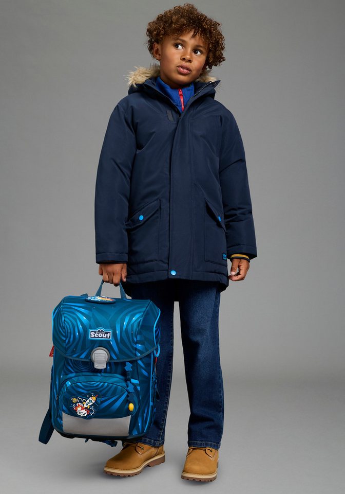 Scout Outdoorjacke Parka mit Fellkragen - NEU von SCOUT Warmer Parka mit abnehmbaren Kapuzendetails, mit Fleecefütterung Bild 2
