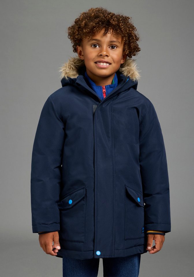 Scout Outdoorjacke Parka mit Fellkragen - NEU von SCOUT Warmer Parka mit abnehmbaren Kapuzendetails, mit Fleecefütterung Bild 4