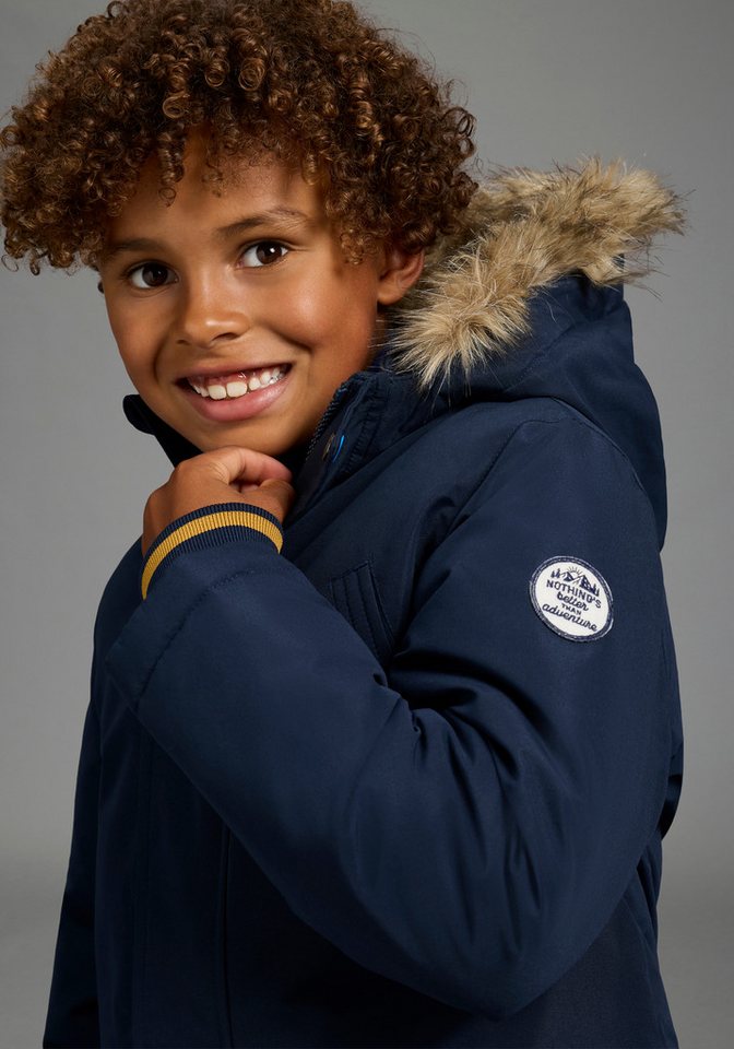 Scout Outdoorjacke Parka mit Fellkragen - NEU von SCOUT Warmer Parka mit abnehmbaren Kapuzendetails, mit Fleecefütterung Bild 5