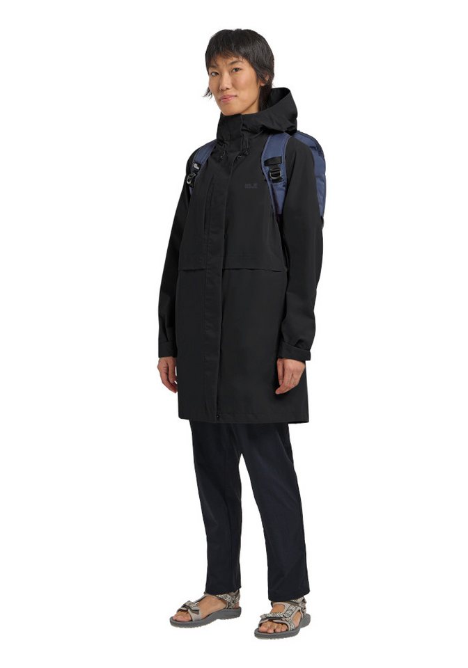 Jack Wolfskin Outdoorjacke TERRAVIEW 2L COAT W Regenmantel, wasserdicht, atmungsaktiv Bild 4