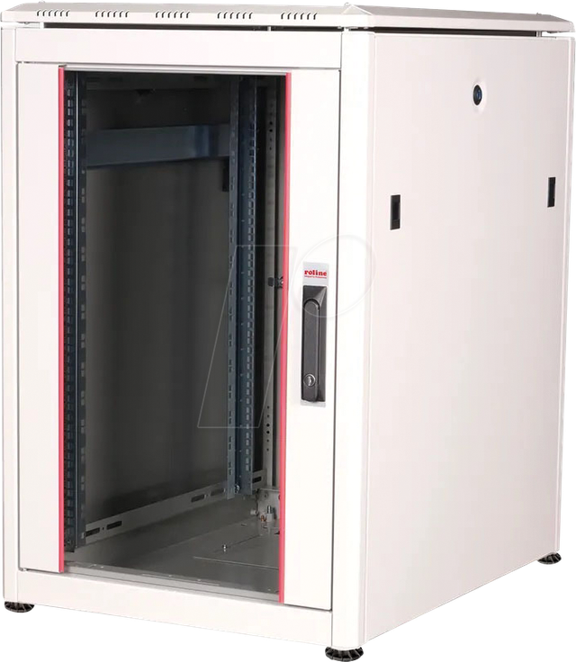 ROLINE 26210048 - 19'' Netzwerkschrank, 16 HE, 800mm Tiefe, grau