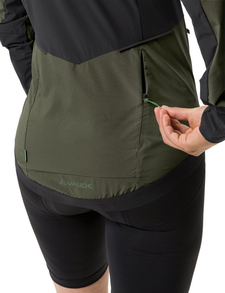 VAUDE Fahrradjacke besonders geringes Gewicht, kleines Packmaß, winddicht, atmungsaktiv