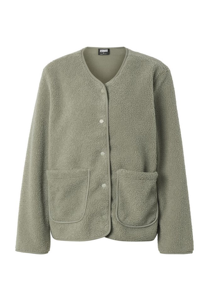 URBAN CLASSICS Outdoorjacke Urban Classics Ladies Buttoned Teddy Jacket (1-St) Bild 5