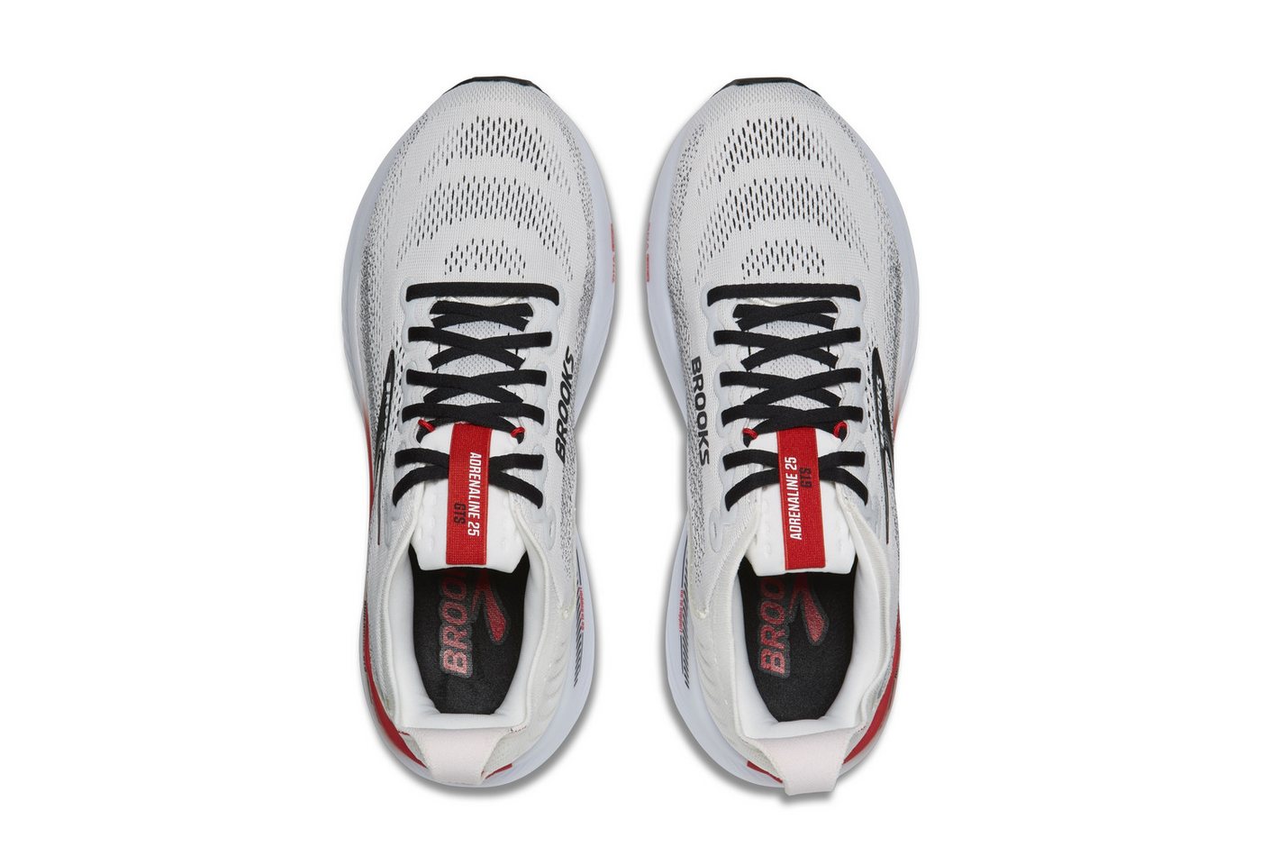 Brooks Adrenaline GTS 25 White/Black/Red Laufschuh Bild 3
