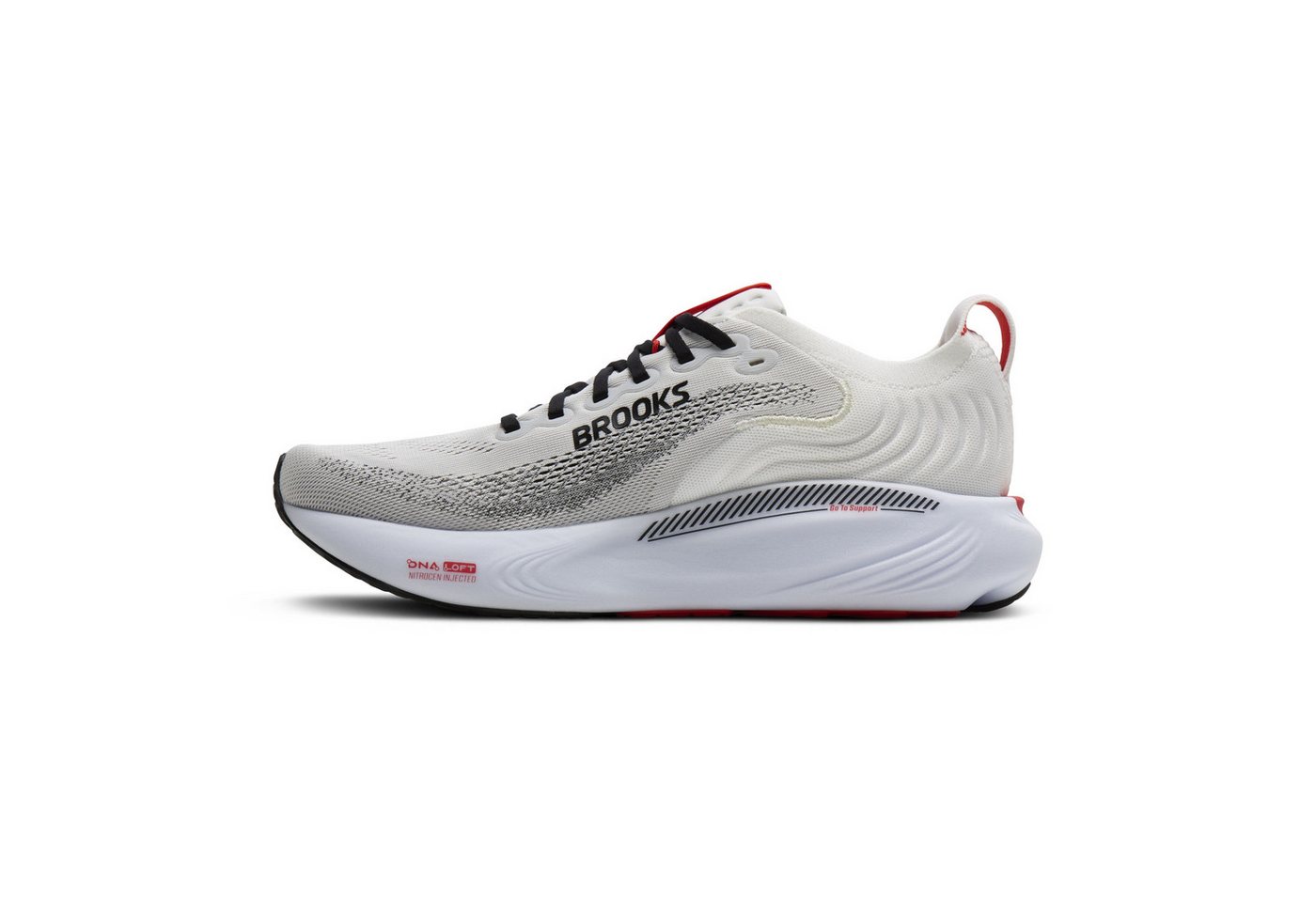 Brooks Adrenaline GTS 25 White/Black/Red Laufschuh Bild 5