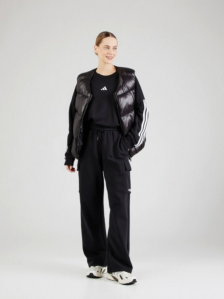 adidas Sportswear Sporthose ESSENTIALS LINEAR FLEECE CARGO (1-tlg) Bild 4