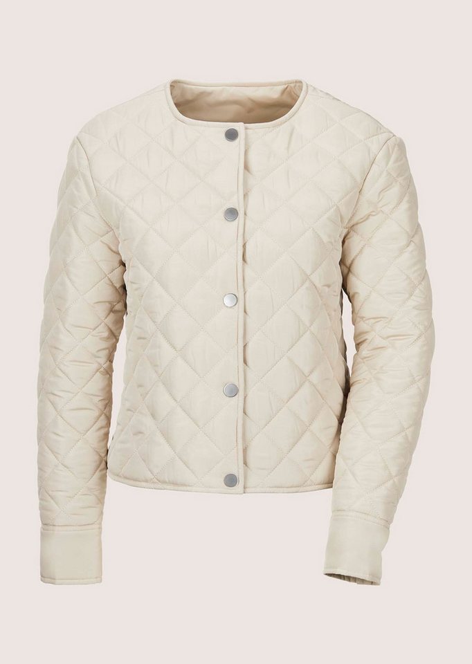 MADELEINE Outdoorjacke Sportive Steppjacke, leicht gefüttert Unifarbenes Design mit rundem Ausschnitt und Druckknöpfen Bild 4
