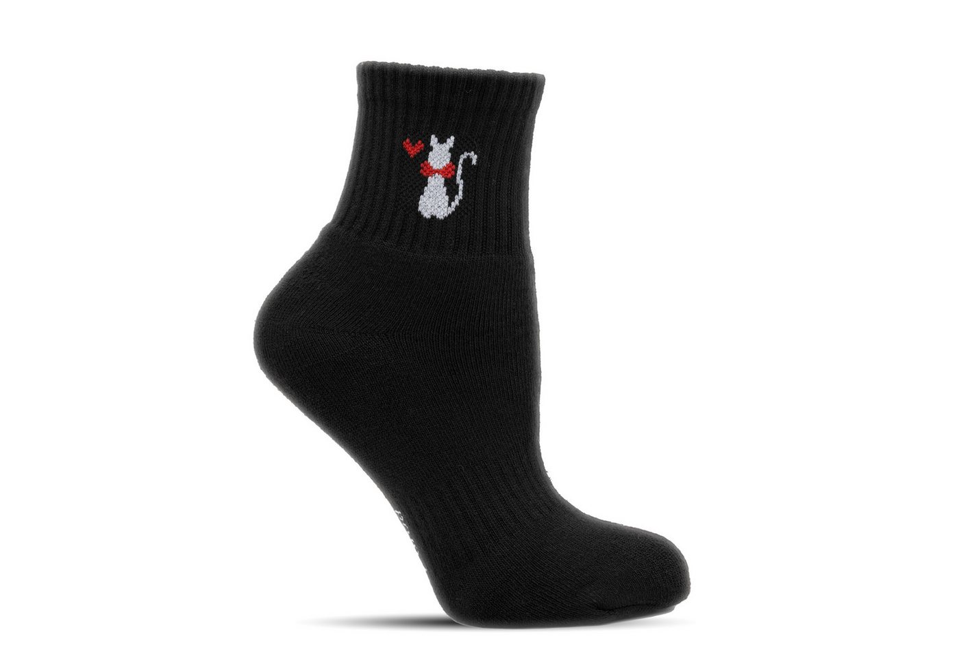 Frostfighter Thermosocken Wintersocken Damen Thermo (10-Paar) Frottee Innenfutter, warme dicke weiche Socken, Katzenmuster Bild 5