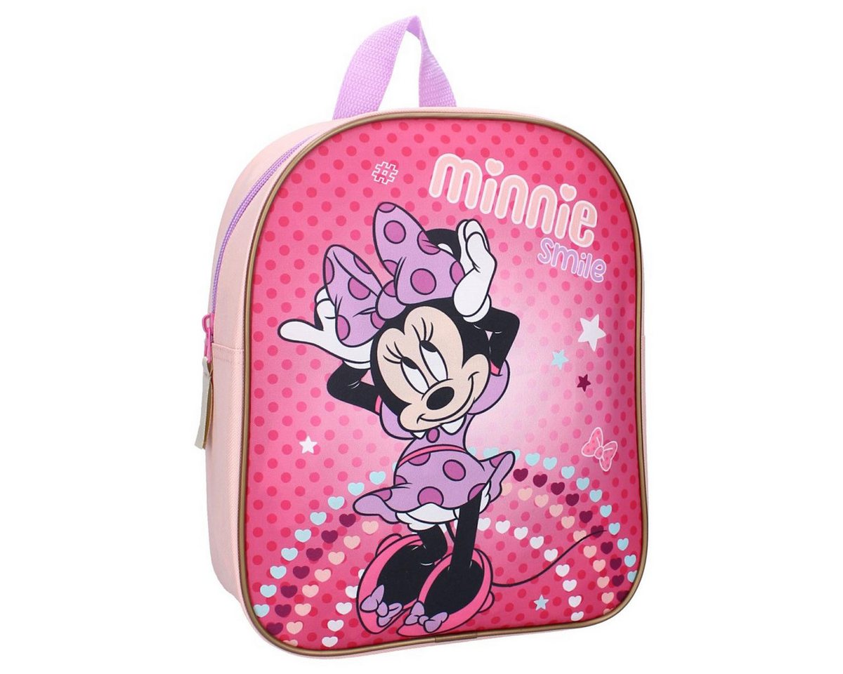 Vadobag Kinderrucksack Kinderrucksack 5 Liter Minnie Maus I Like Smiles (1-tlg), I Like Smiles Bild 3