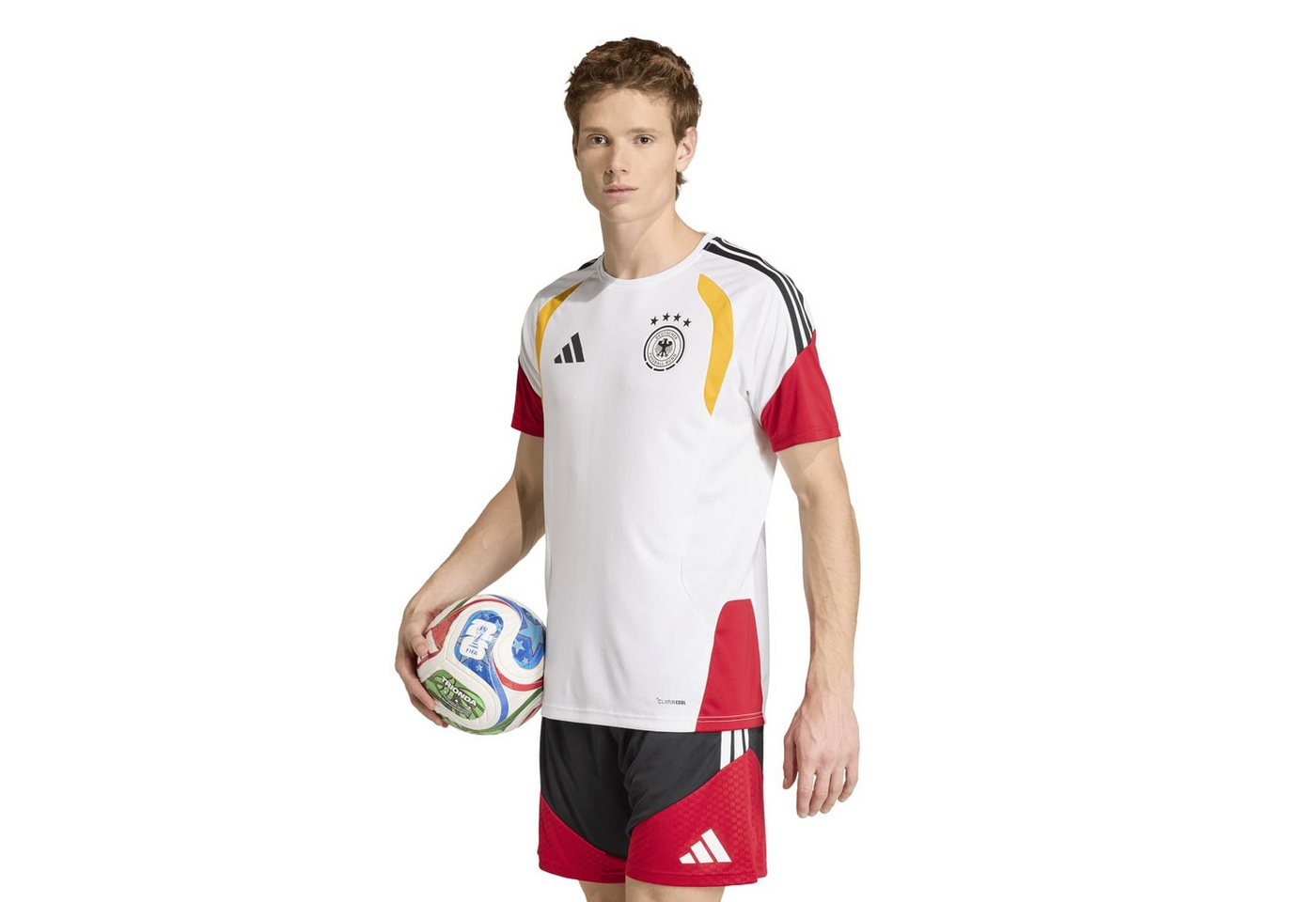 adidas Performance Trainingsshirt Deutschland 26 Tiro Training (Polyester) weiss Herren