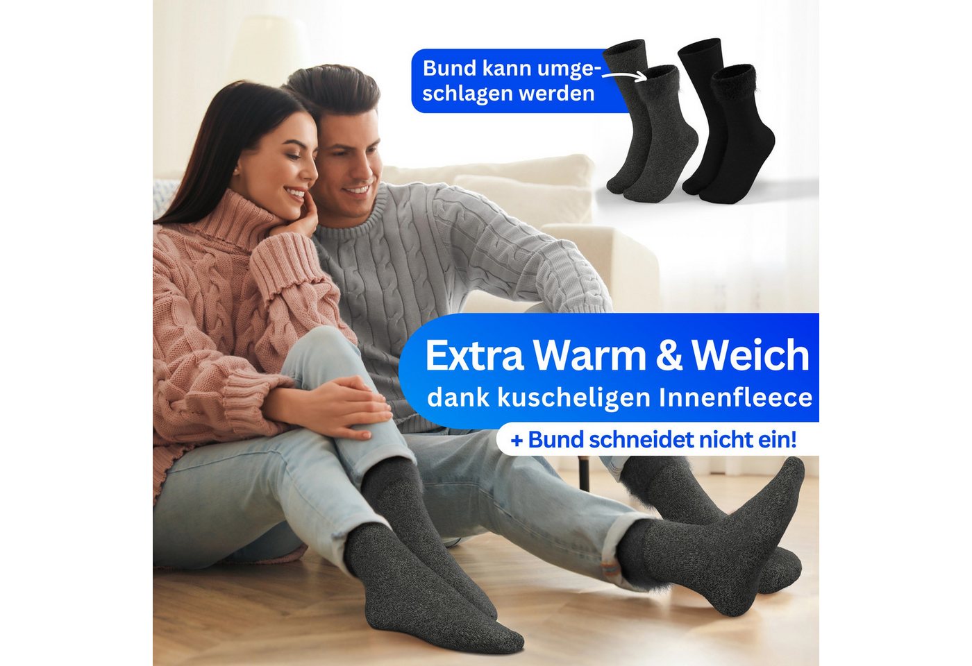 MEDOLY Thermosocken ULTRA THERMO Wintersocken (6 Paar) mit extra warmen Innenfleece Bild 3