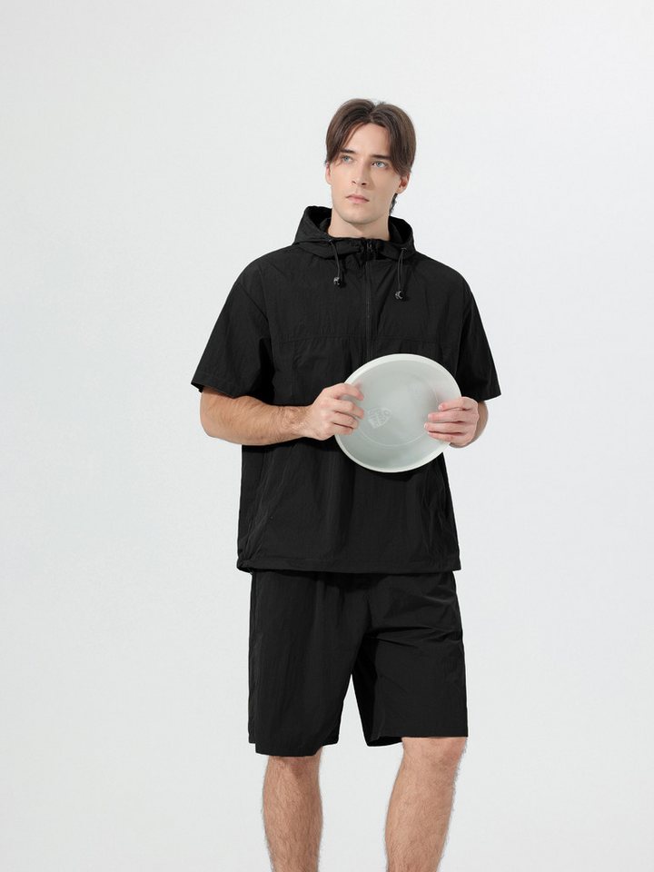 YOUTHUP Sportanzug, Herren Trainingsanzug mit Kapuze und Kordelzug für Sport und Freizeit Bild 4