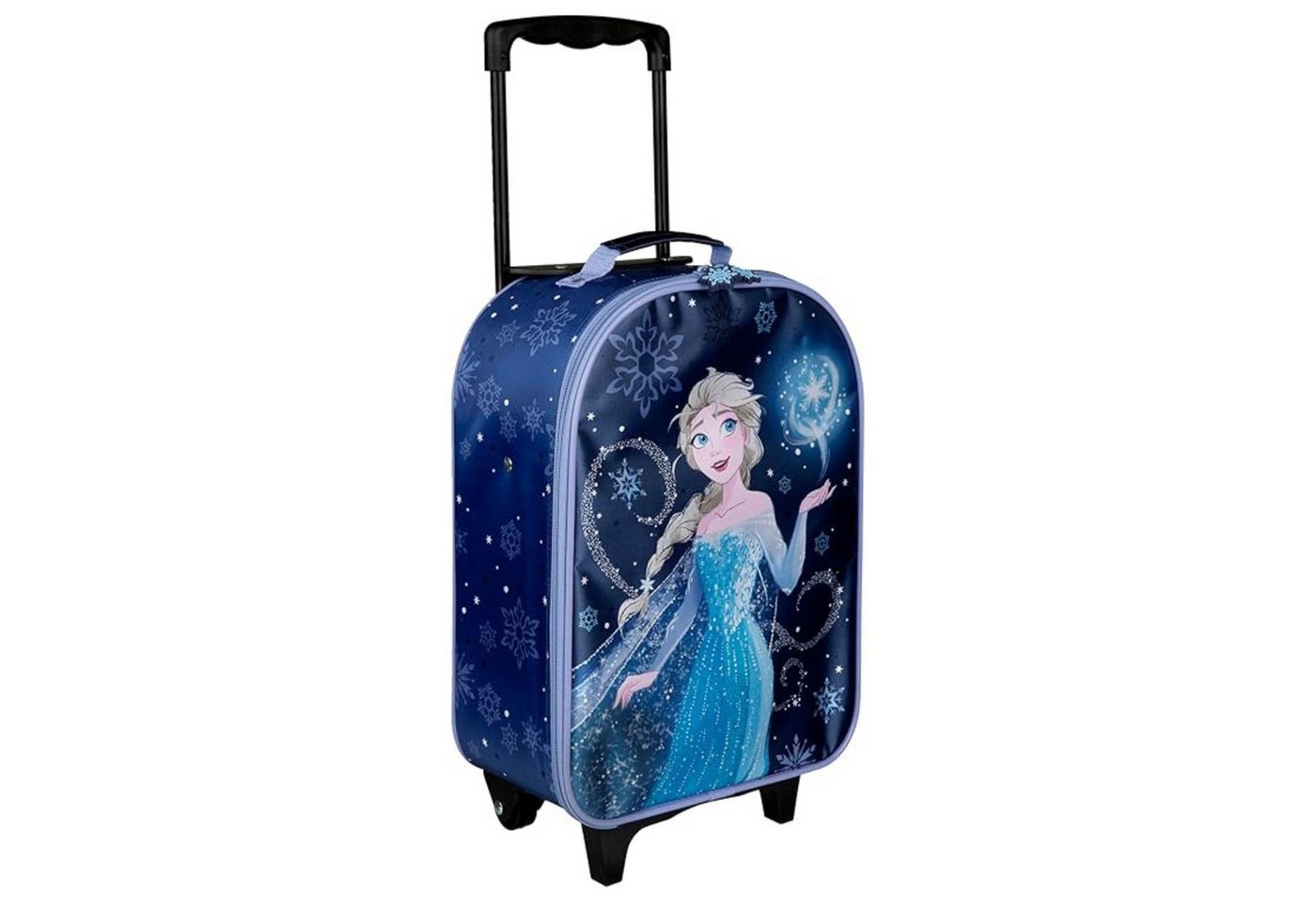 Disney Frozen Kinderkoffer Reise Trolley für Kinder Blau Urlaub Wochenendtrip Bild 3