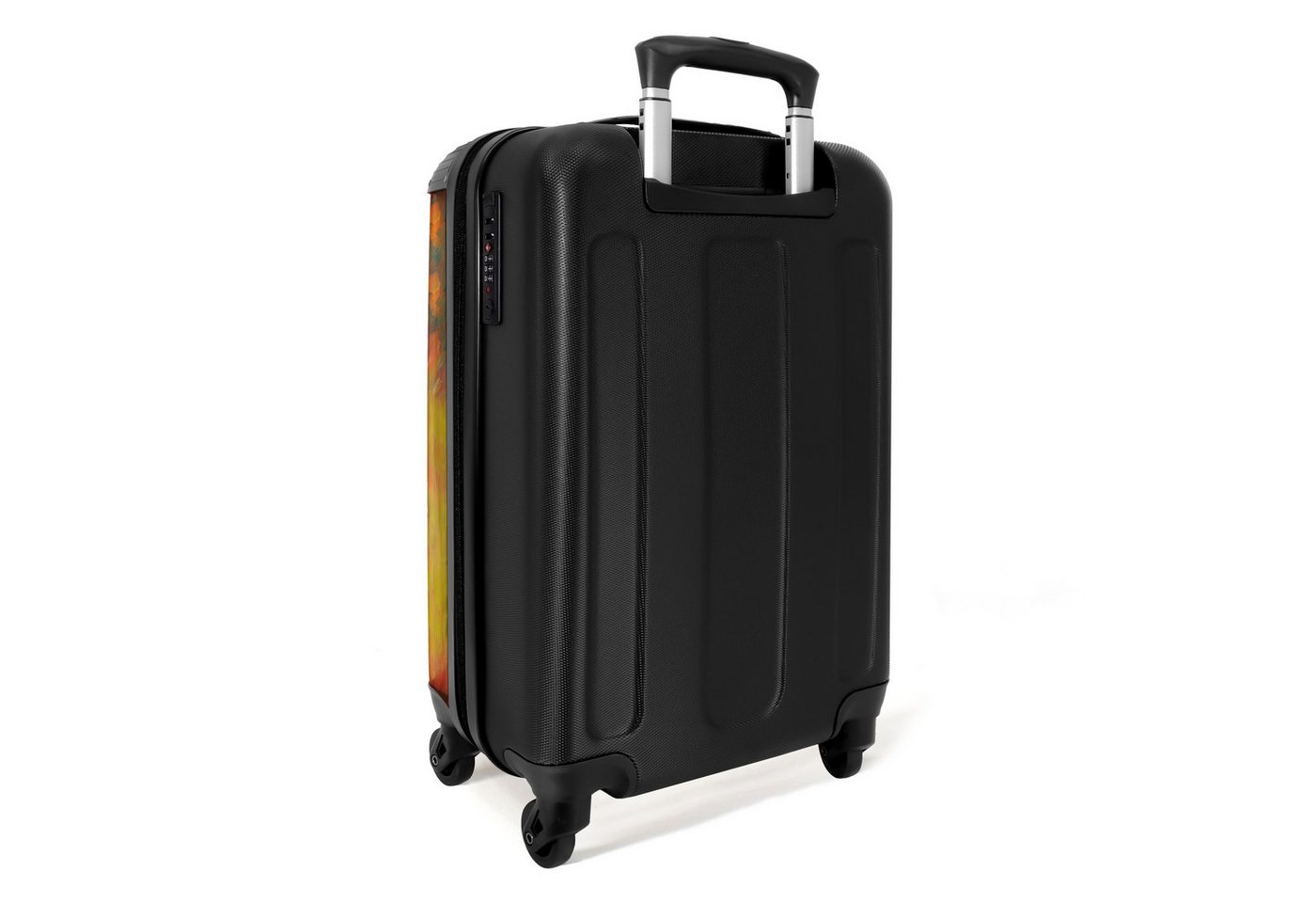 NoBoringSuitcases.com© Hartschalen-Trolley Porträt eines Tigers als Ölgemälde 55x35x20cm, Reisetasche mit Rollen, Koffer Handgepäck Flugzeug Bild 4