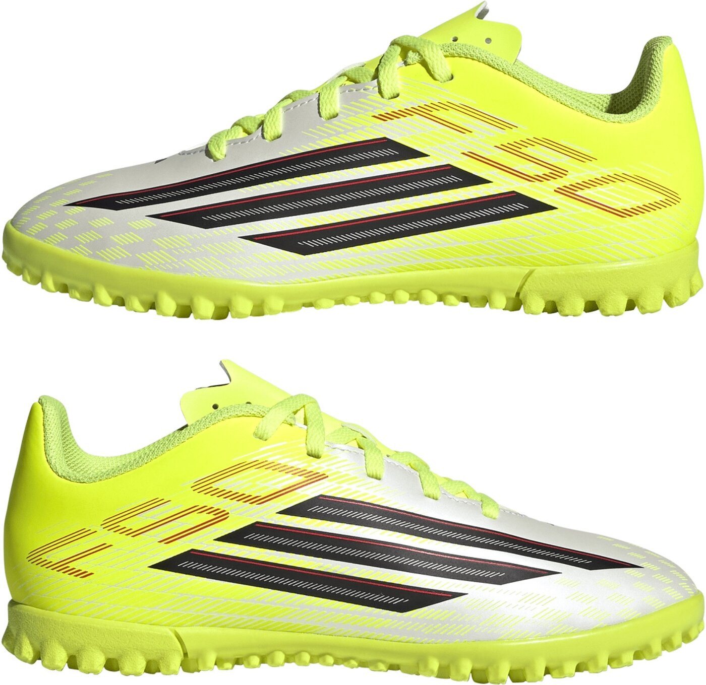 adidas Sportswear F50 CLUB TF J TESOYE/CBLACK/LUCRED Fußballschuh Bild 3