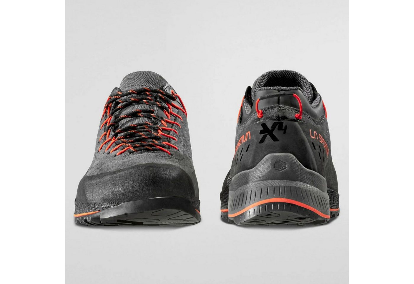 La Sportiva TX4 Evo GTX - Herren Zustiegsschuh - Carbon/Cherry Tomato Wanderschuh