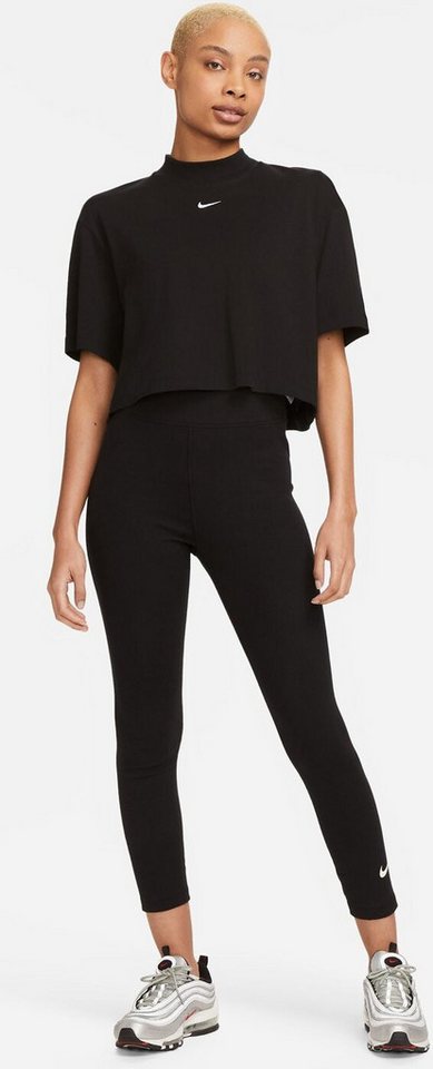 Nike Sporthose W NSW NK CLSC HR 7/8 TIGHT LBR BLACK/SAIL Bild 3